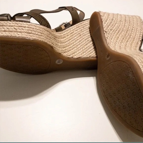 ANTONIO MELANI BAILEYS JUTE ROPE HEEL LEATHER ESPADRILLE - Picture 4 of 5